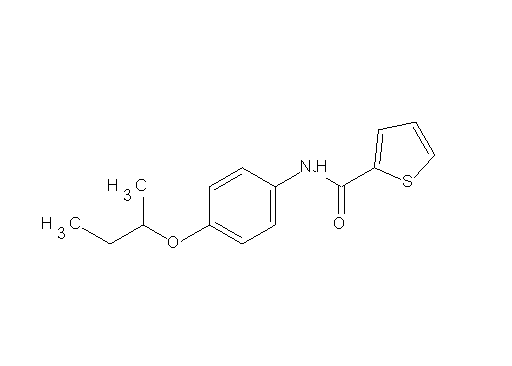 N-(4-sec-butoxyphenyl)-2-thiophenecarboxamide N-(4-sec-butoxyphenyl)-2-thiophenecarboxamide