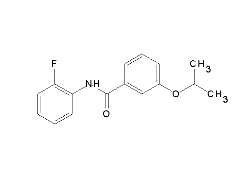 N-(2-fluorophenyl)-3-isopropoxybenzamide N-(2-fluorophenyl)-3-isopropoxybenzamide