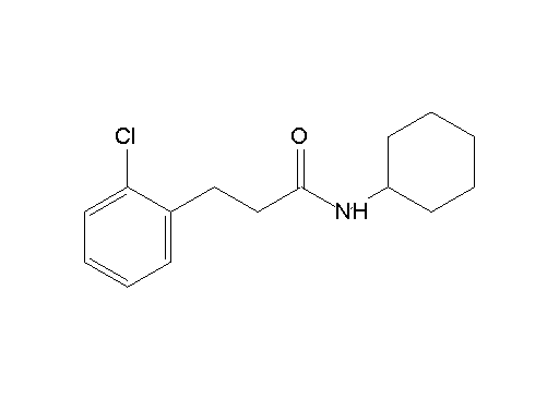 3-(2-chlorophenyl)-N-cyclohexylpropanamide