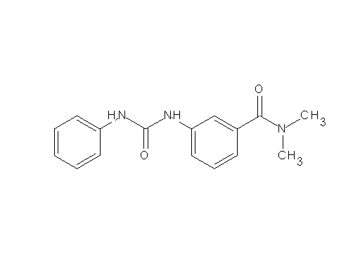 3-[(anilinocarbonyl)amino]-N,N-dimethylbenzamide