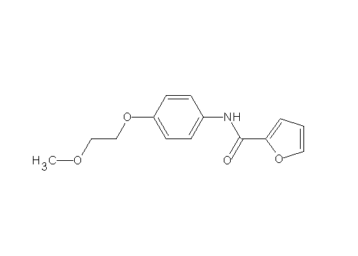 N-[4-(2-methoxyethoxy)phenyl]-2-furamide