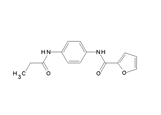 N-[4-(propionylamino)phenyl]-2-furamide