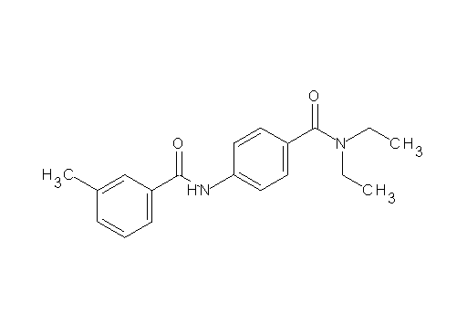 N-{4-[(diethylamino)carbonyl]phenyl}-3-methylbenzamide