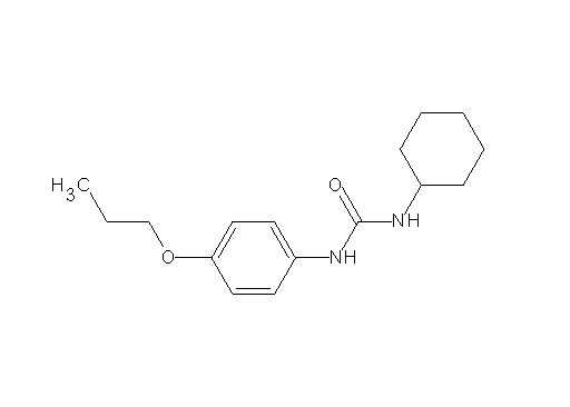 N-cyclohexyl-N'-(4-propoxyphenyl)urea