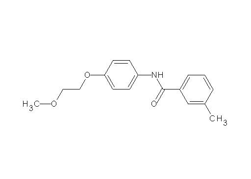 N-[4-(2-methoxyethoxy)phenyl]-3-methylbenzamide
