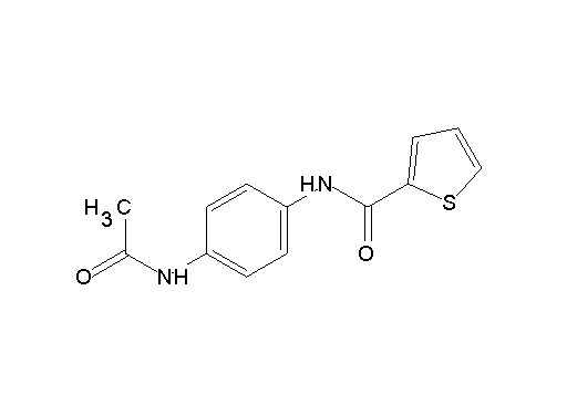 N-[4-(acetylamino)phenyl]-2-thiophenecarboxamide