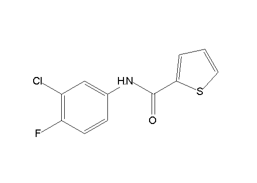 N-(3-chloro-4-fluorophenyl)-2-thiophenecarboxamide