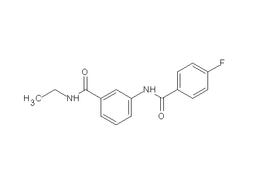 N-ethyl-3-[(4-fluorobenzoyl)amino]benzamide