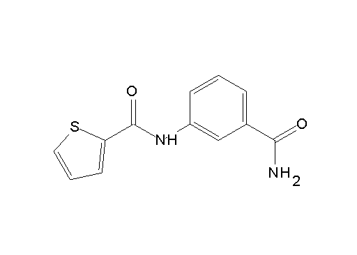 N-[3-(aminocarbonyl)phenyl]-2-thiophenecarboxamide