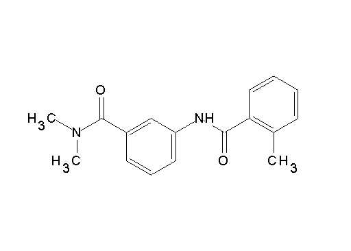 N-{3-[(dimethylamino)carbonyl]phenyl}-2-methylbenzamide