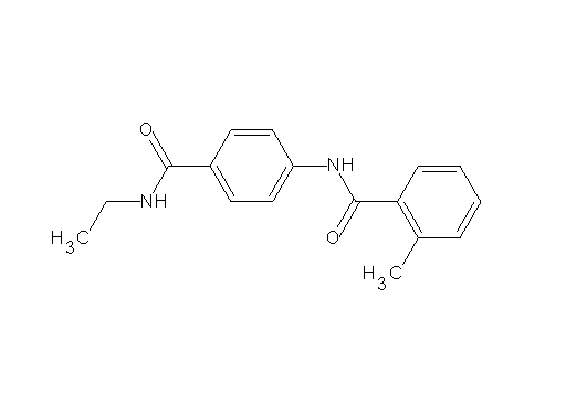 N-{4-[(ethylamino)carbonyl]phenyl}-2-methylbenzamide