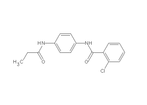 2-chloro-N-[4-(propionylamino)phenyl]benzamide