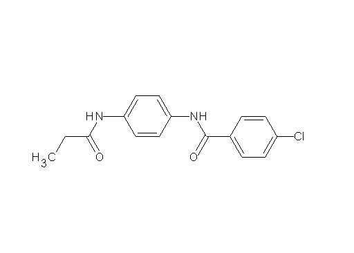 4-chloro-N-[4-(propionylamino)phenyl]benzamide