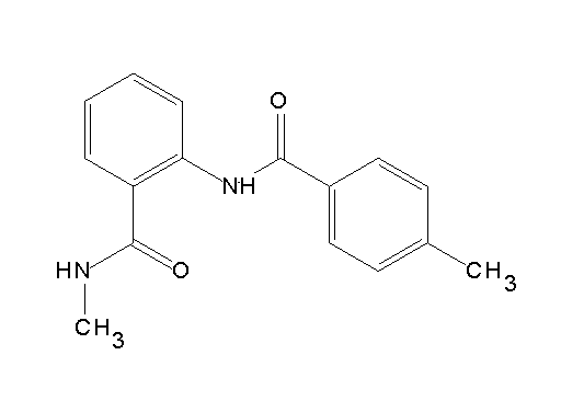 N-methyl-2-[(4-methylbenzoyl)amino]benzamide