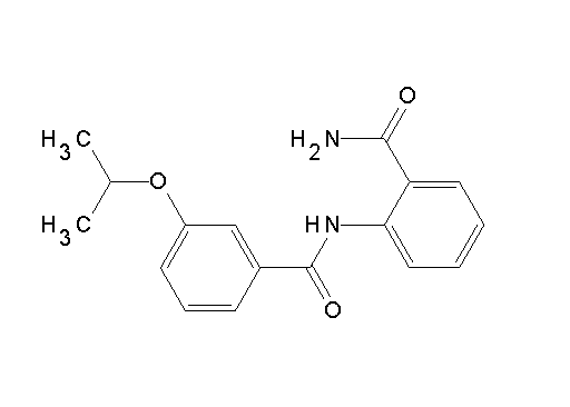 2-[(3-isopropoxybenzoyl)amino]benzamide