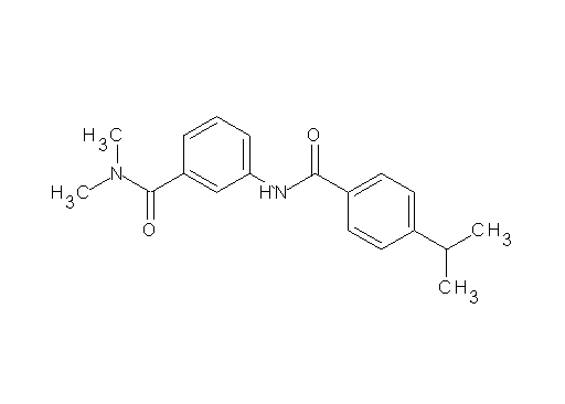 3-[(4-isopropylbenzoyl)amino]-N,N-dimethylbenzamide