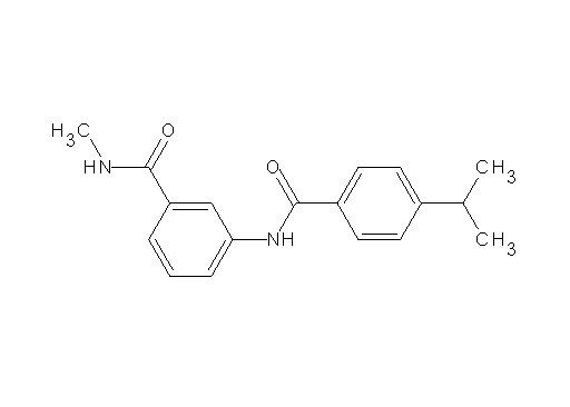 3-[(4-isopropylbenzoyl)amino]-N-methylbenzamide