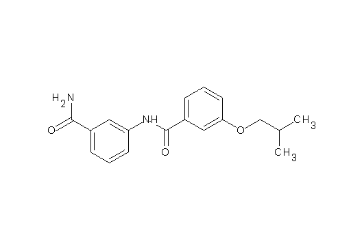 N-[3-(aminocarbonyl)phenyl]-3-isobutoxybenzamide
