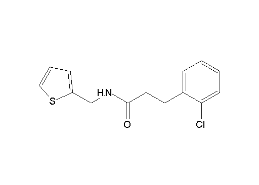 3-(2-chlorophenyl)-N-(2-thienylmethyl)propanamide