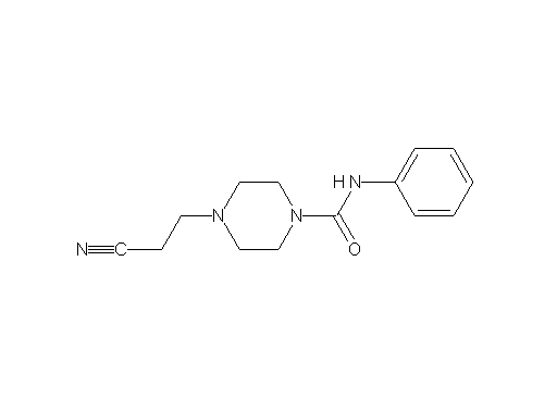 4-(2-cyanoethyl)-N-phenyl-1-piperazinecarboxamide