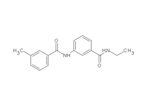 N-{3-[(ethylamino)carbonyl]phenyl}-3-methylbenzamide