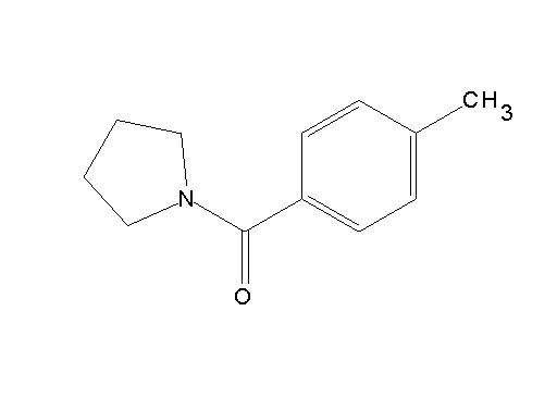 1-(4-methylbenzoyl)pyrrolidine 1-(4-methylbenzoyl)pyrrolidine