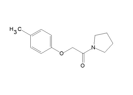 1-[(4-methylphenoxy)acetyl]pyrrolidine