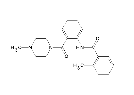 2-methyl-N-{2-[(4-methyl-1-piperazinyl)carbonyl]phenyl}benzamide