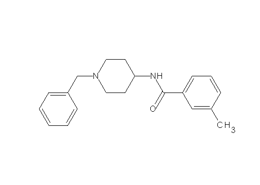 N-(1-benzyl-4-piperidinyl)-3-methylbenzamide