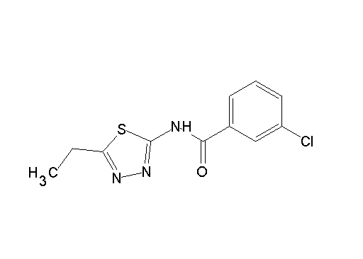 3-chloro-N-(5-ethyl-1,3,4-thiadiazol-2-yl)benzamide