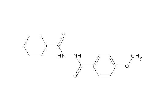 N'-(cyclohexylcarbonyl)-4-methoxybenzohydrazide