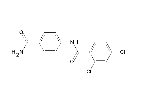 N-[4-(aminocarbonyl)phenyl]-2,4-dichlorobenzamide