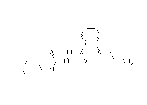 2-[2-(allyloxy)benzoyl]-N-cyclohexylhydrazinecarboxamide