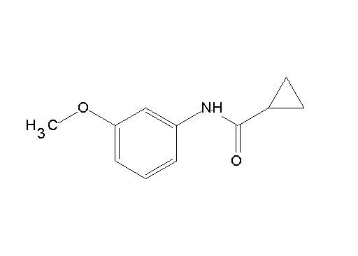 N-(3-methoxyphenyl)cyclopropanecarboxamide