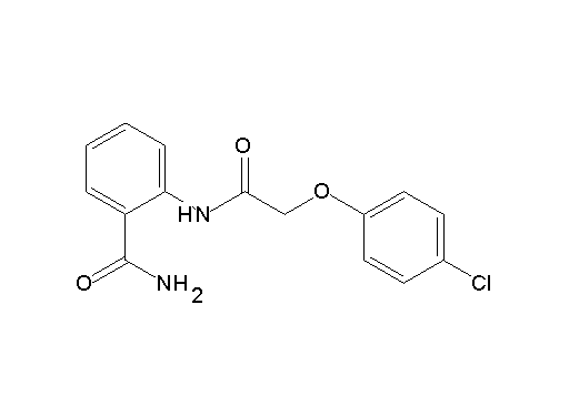 2-{[(4-chlorophenoxy)acetyl]amino}benzamide
