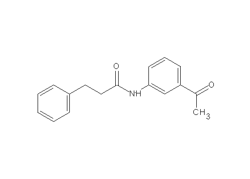 N-(3-acetylphenyl)-3-phenylpropanamide