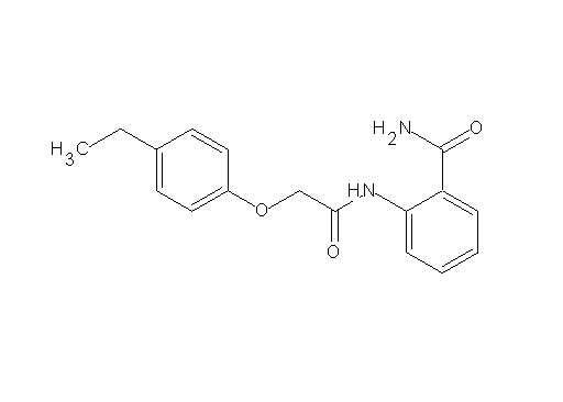 2-{[(4-ethylphenoxy)acetyl]amino}benzamide