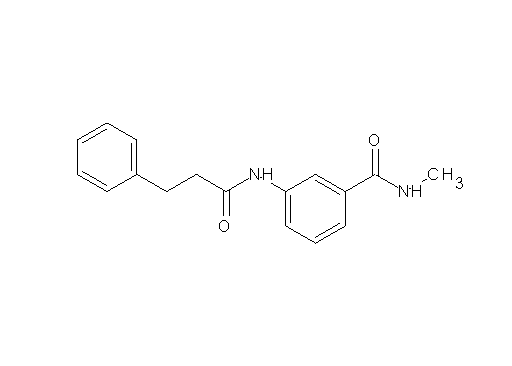 N-methyl-3-[(3-phenylpropanoyl)amino]benzamide - Click Image to Close