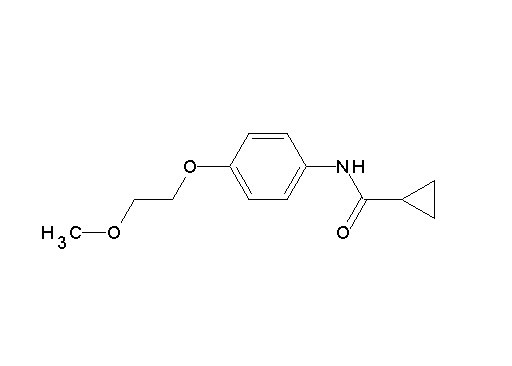 N-[4-(2-methoxyethoxy)phenyl]cyclopropanecarboxamide