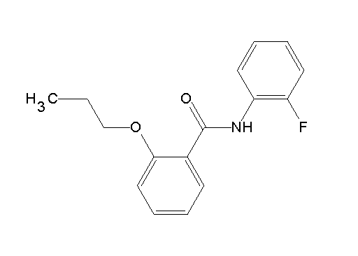 N-(2-fluorophenyl)-2-propoxybenzamide