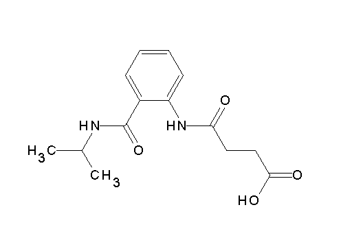 4-({2-[(isopropylamino)carbonyl]phenyl}amino)-4-oxobutanoic acid