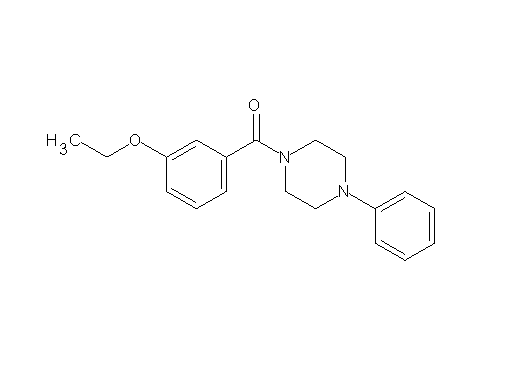 1-(3-ethoxybenzoyl)-4-phenylpiperazine