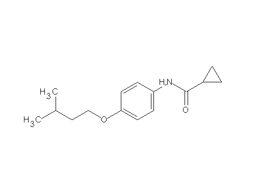 N-[4-(3-methylbutoxy)phenyl]cyclopropanecarboxamide