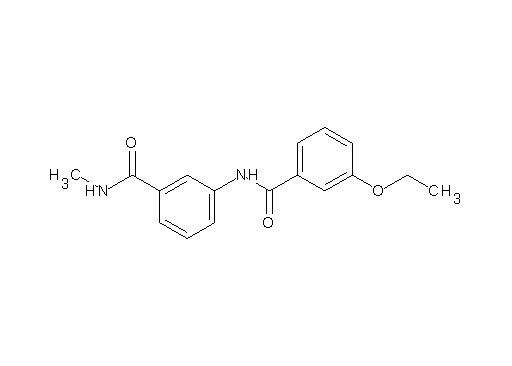 3-ethoxy-N-{3-[(methylamino)carbonyl]phenyl}benzamide - Click Image to Close