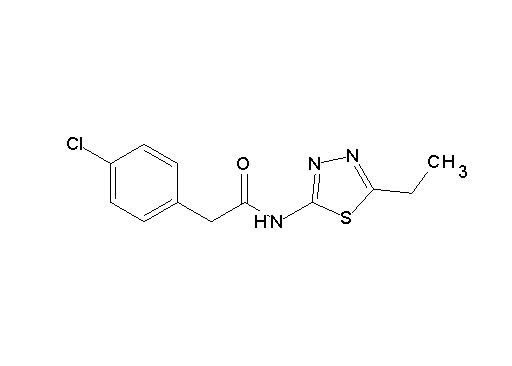 2-(4-chlorophenyl)-N-(5-ethyl-1,3,4-thiadiazol-2-yl)acetamide