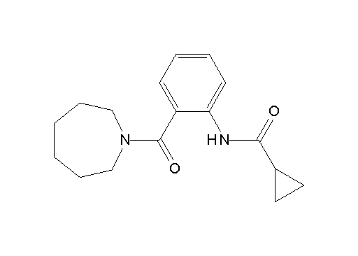 N-[2-(1-azepanylcarbonyl)phenyl]cyclopropanecarboxamide