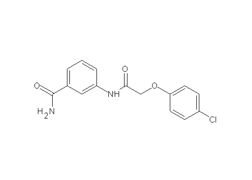 3-{[(4-chlorophenoxy)acetyl]amino}benzamide