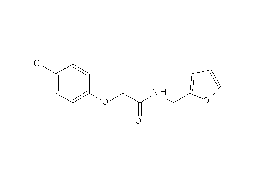 2-(4-chlorophenoxy)-N-(2-furylmethyl)acetamide