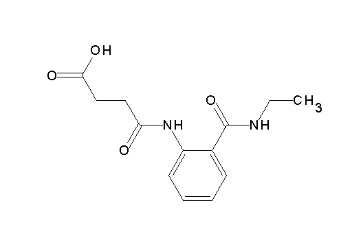 4-({2-[(ethylamino)carbonyl]phenyl}amino)-4-oxobutanoic acid