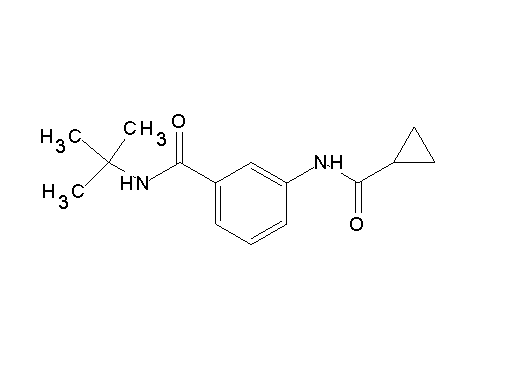 N-(tert-butyl)-3-[(cyclopropylcarbonyl)amino]benzamide - Click Image to Close